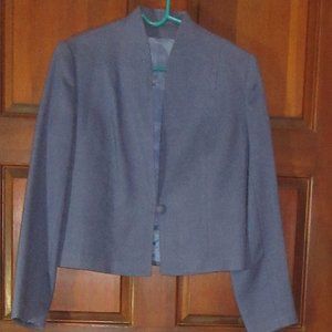 Lined Blue Jacket Size 12 PATRICK SHEA CREATION